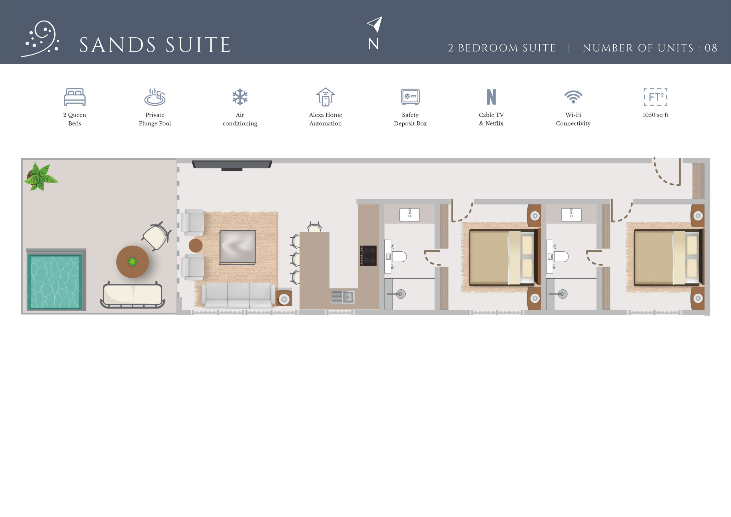Sands Suite floor plan
