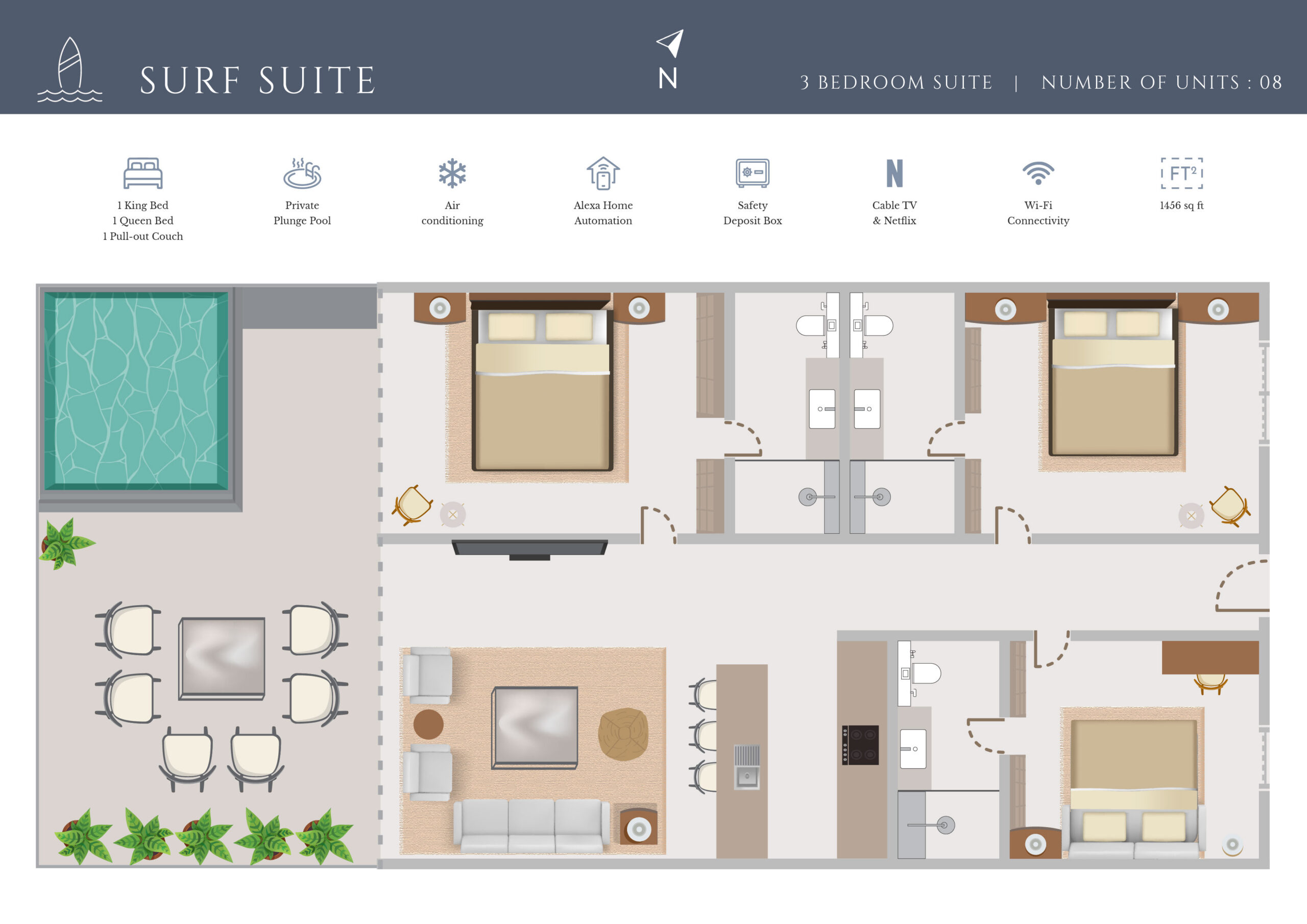 Surf Suite floor plan